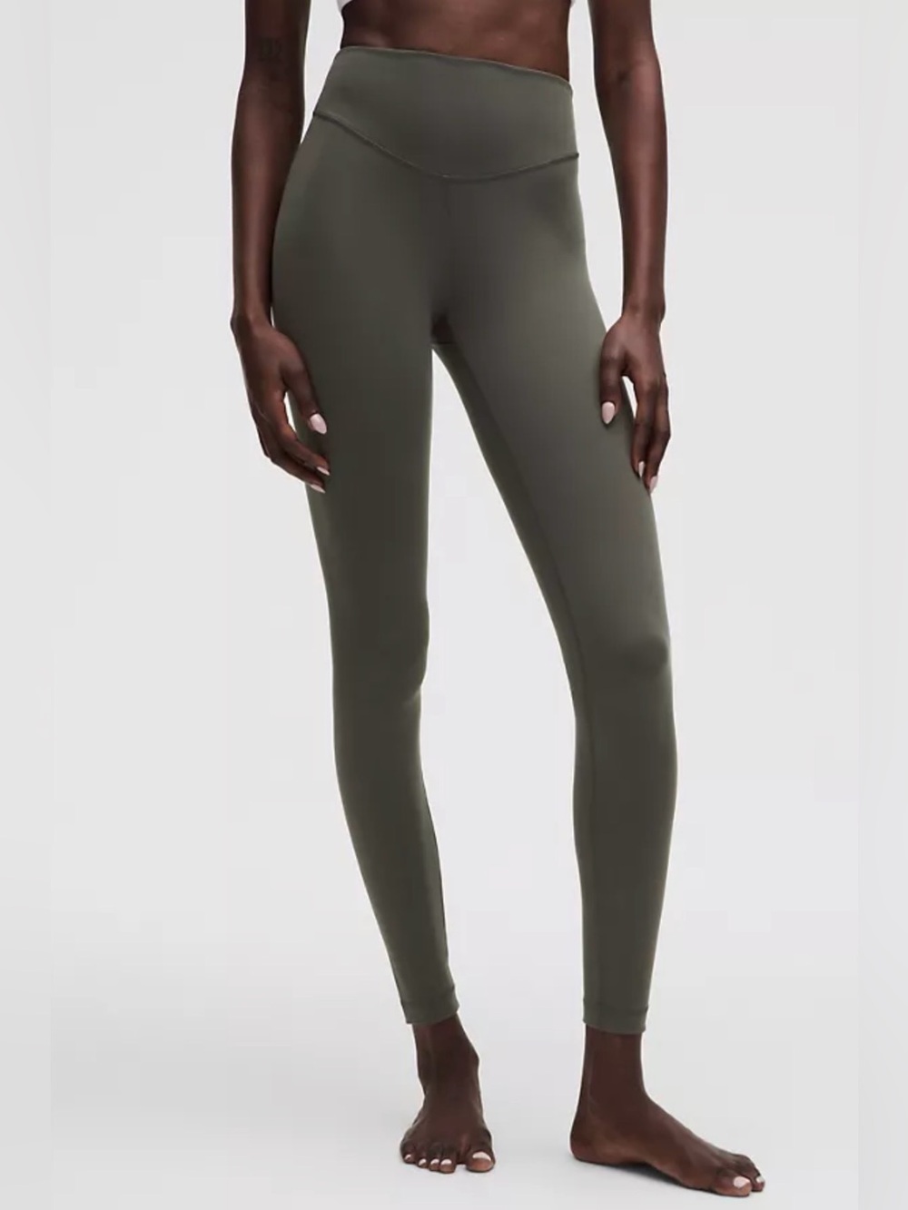 Lululemon Wunder Under SmoothCover High-Rise Tight 28" - Slate Brown - SZ4